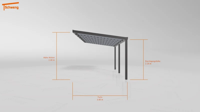 #DE Schweng Terrassenüberdachung S400 (ID 857m3n)