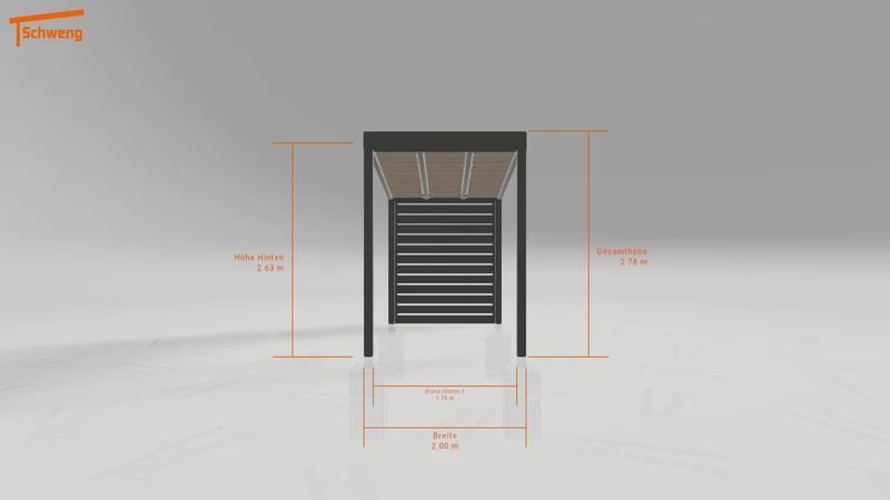 #DE Schweng Terrassenüberdachung S400 (ID jjrzm7)