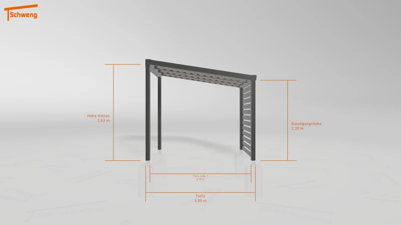 #DE Schweng Terrassenüberdachung S400 (ID jjrzm7)