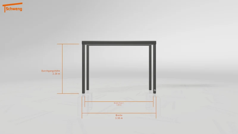 #DE Schweng Terrassenüberdachung S400 (ID 775q37)