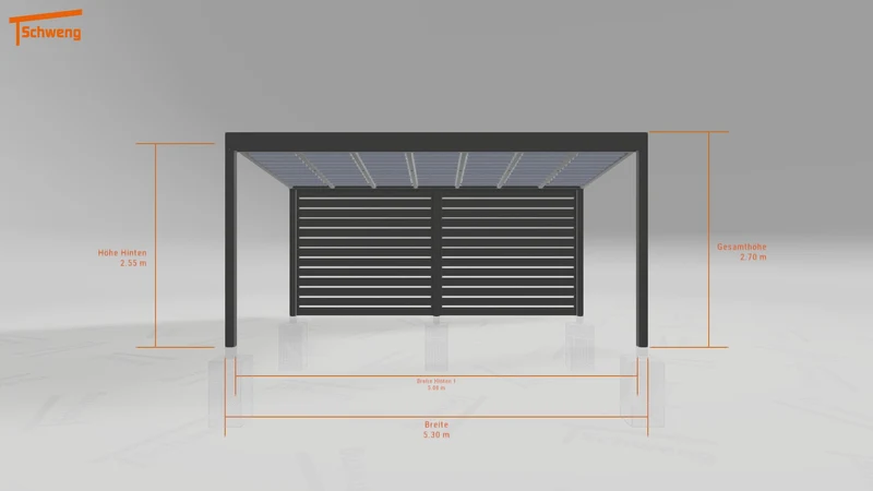 #DE Schweng Terrassenüberdachung S350 (ID yg78rp)