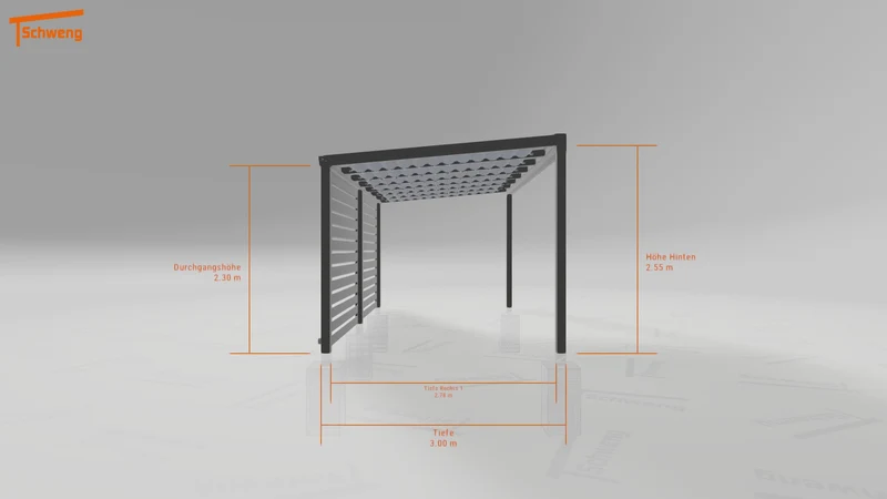 #DE Schweng Terrassenüberdachung S350 (ID yg78rp)