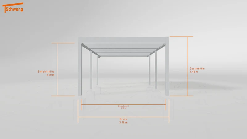 #AT Schweng Flachdachcarport C600+ (ID jjrzyb) #MTG
