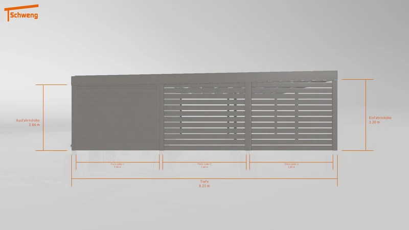 #DE Schweng Flachdachcarport C600+ (ID bkj9m7) #MTG
