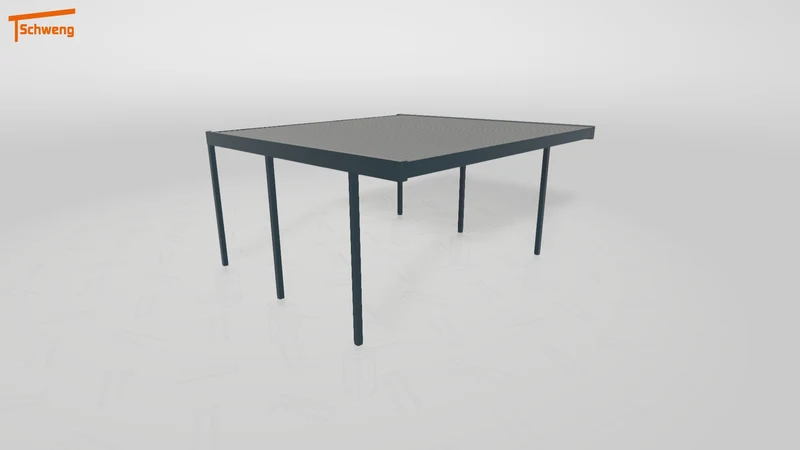 #DE Schweng Flachdachcarport C600+ (ID 5m9nv3)