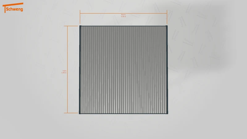 #DE Schweng Flachdachcarport C600+ (ID yg789g)
