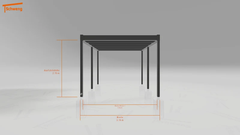 #AT Schweng Flachdachcarport C600 (ID 33pw5x) #MTG