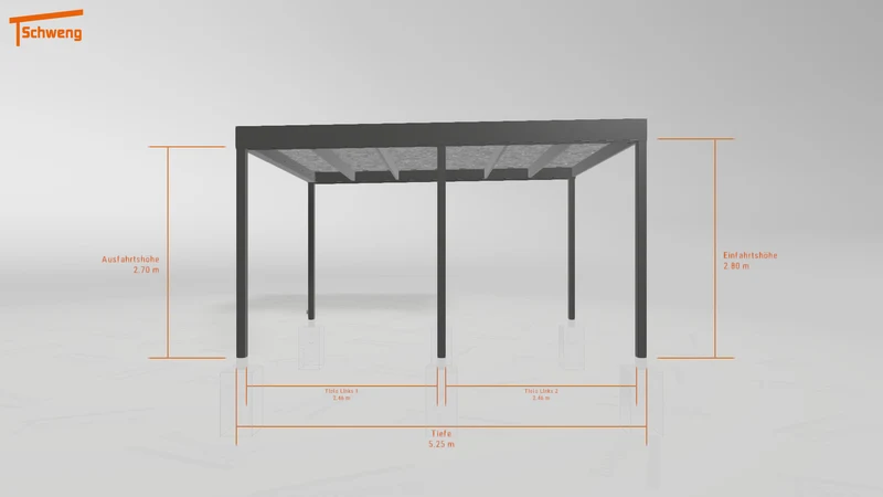 #AT Schweng Flachdachcarport C600 (ID 33pw5x) #MTG