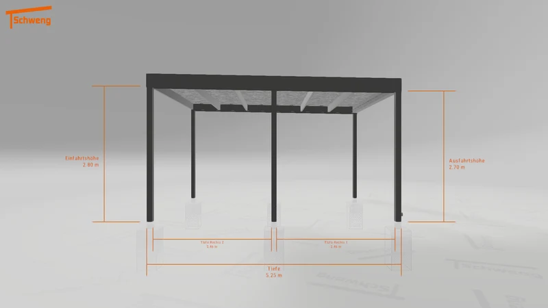 #AT Schweng Flachdachcarport C600 (ID 33pw5x) #MTG