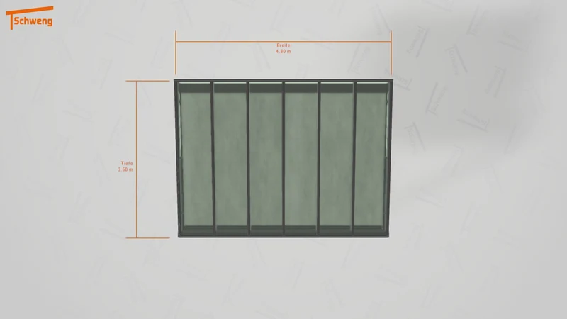 #DE Schweng Terrassenüberdachung S400 (ID pbqrjk)