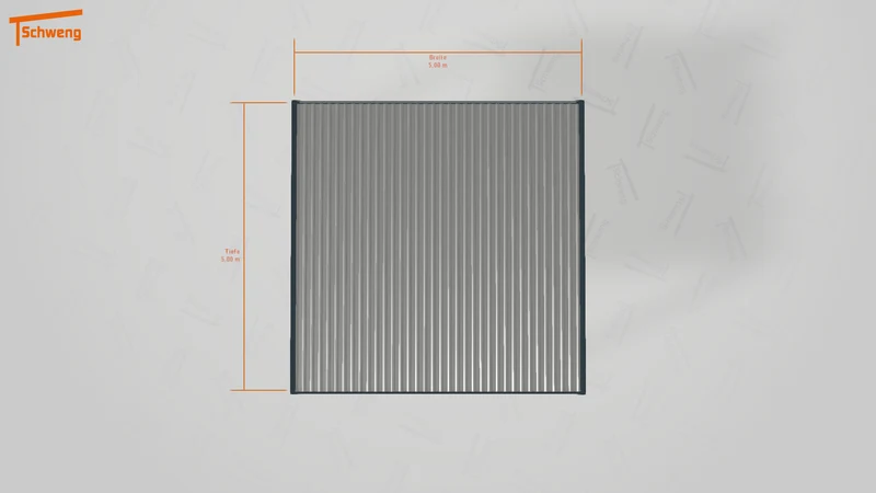 #DE Schweng Flachdachcarport C600 (ID jjrb3y)
