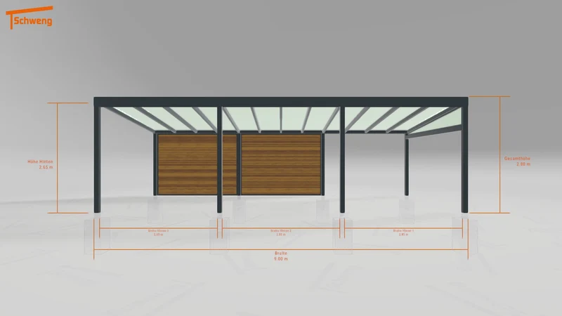 #DE Schweng Pultdachcarport S400 (ID zbxpyw) #MTG