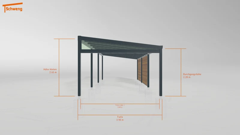 #DE Schweng Pultdachcarport S400 (ID zbxpyw) #MTG