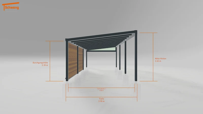 #DE Schweng Pultdachcarport S400 (ID zbxpyw) #MTG