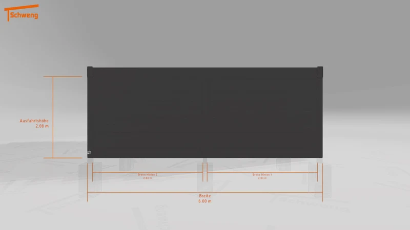 #DE Schweng Flachdachcarport C600+ (ID pbqzz4) #MTG