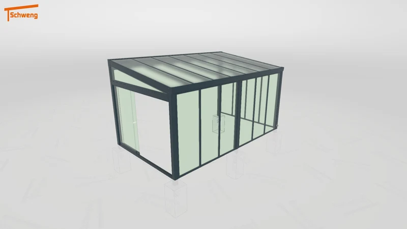 #DE Schweng Terrassenüberdachung S400 (ID zbxqqm)