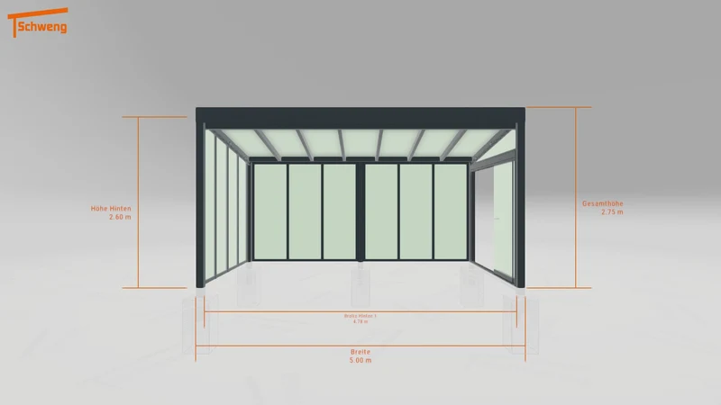 #DE Schweng Terrassenüberdachung S400 (ID zbxqqm)