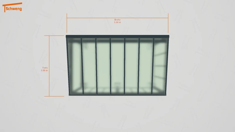 #DE Schweng Terrassenüberdachung S400 (ID zbxqqm)
