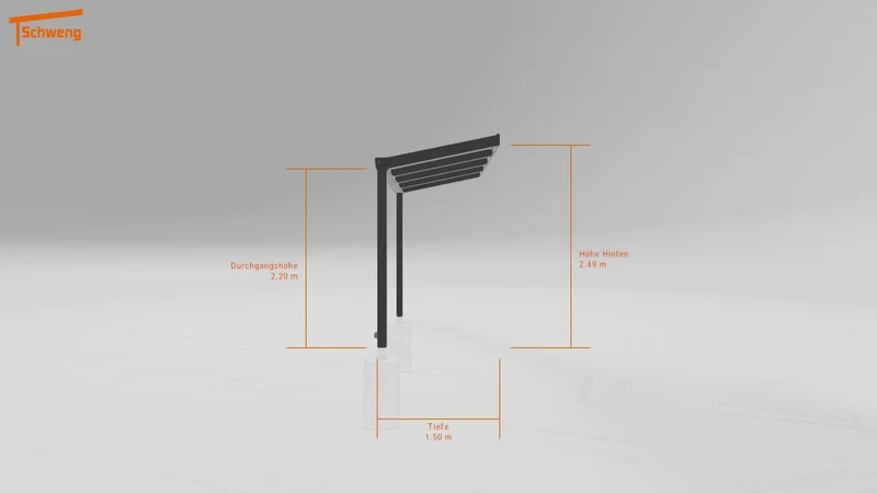 #DE Schweng Terrassenüberdachung S400 (ID w3ykww)