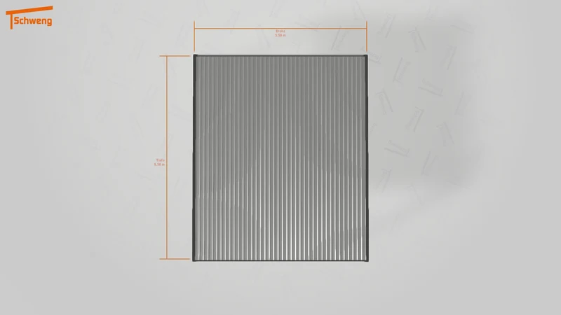 #DE Schweng Flachdachcarport C600+ (ID jjry5w) #MTG