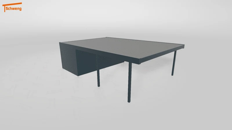 #DE Schweng Flachdachcarport C600 (ID 857gwm) #MTG