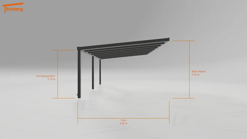 #DE Schweng Terrassenüberdachung S400 (ID 5m9vyv)