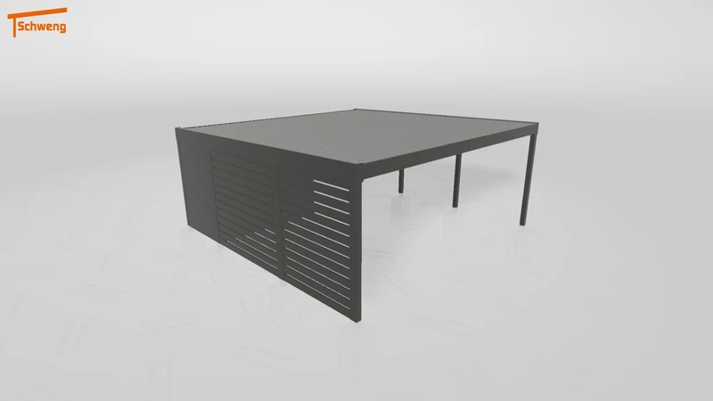 #DE Schweng Flachdachcarport C600+ (ID pbqwkq)