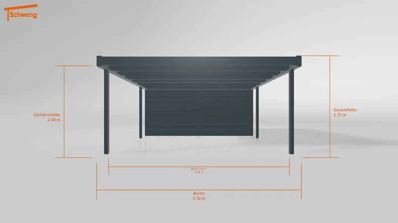 #DE Schweng Flachdachcarport C600 (ID jjry5p) #MTG