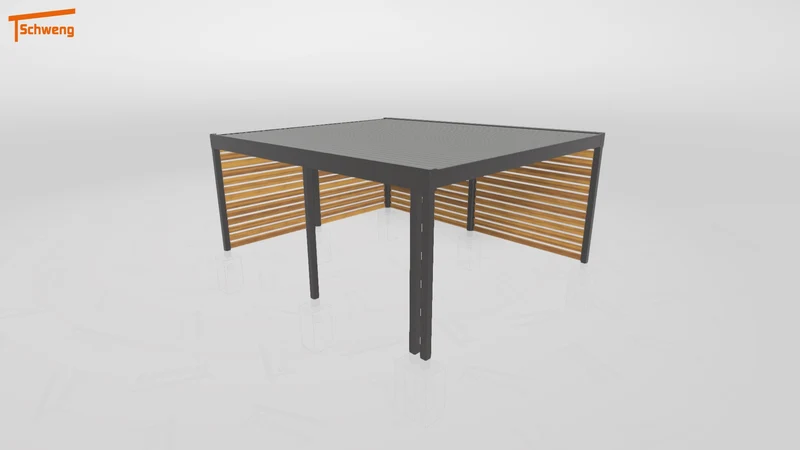 #DE Schweng Flachdachcarport C600 (ID 42vxmv) #MTG