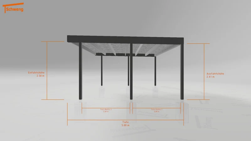 #DE Schweng Flachdachcarport C600+ (ID w3yrvv) #MTG