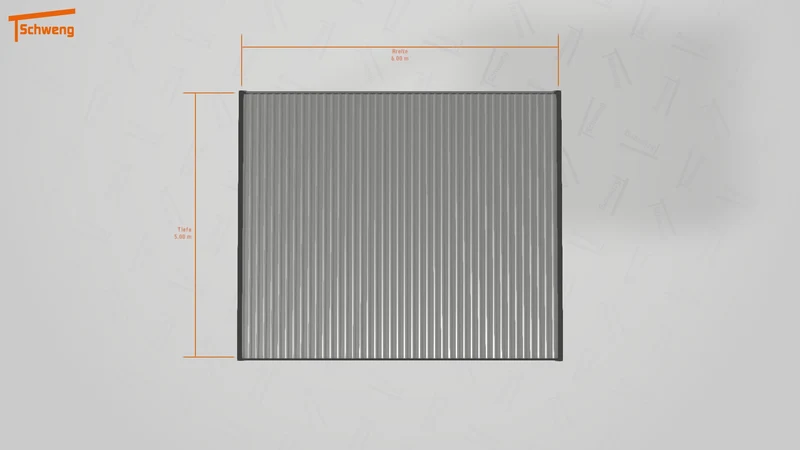 #DE Schweng Flachdachcarport C600+ (ID w3yrvv) #MTG