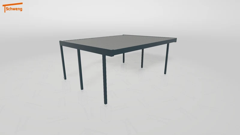 #DE Schweng Flachdachcarport C600+ (ID qd23pv) #MTG