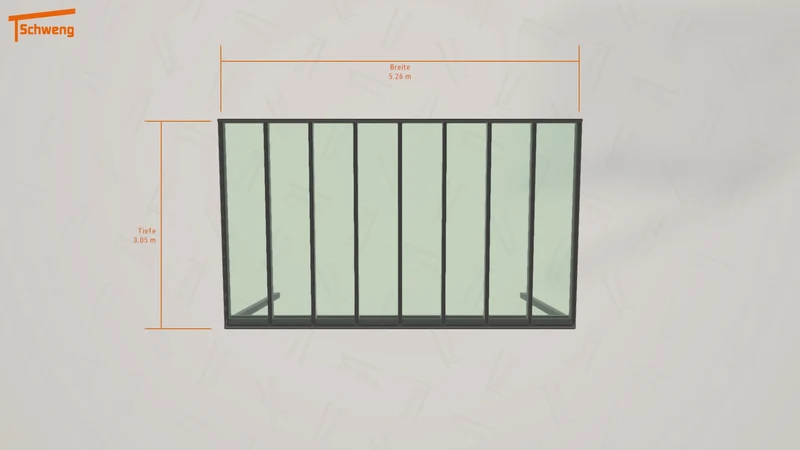 #DE Schweng Pultdachcarport S350 (ID mj5439) #MTG