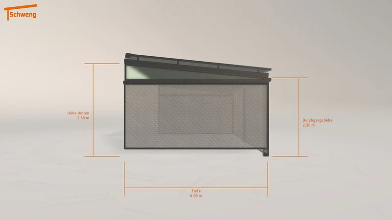 #DE Schweng Terrassenüberdachung S400 (ID 85dxrr)