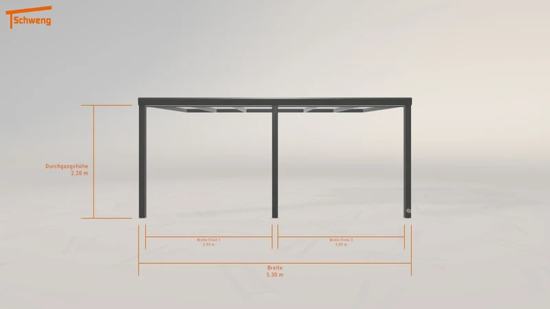 #AT Schweng Pultdachcarport S400 (ID n57g7j)