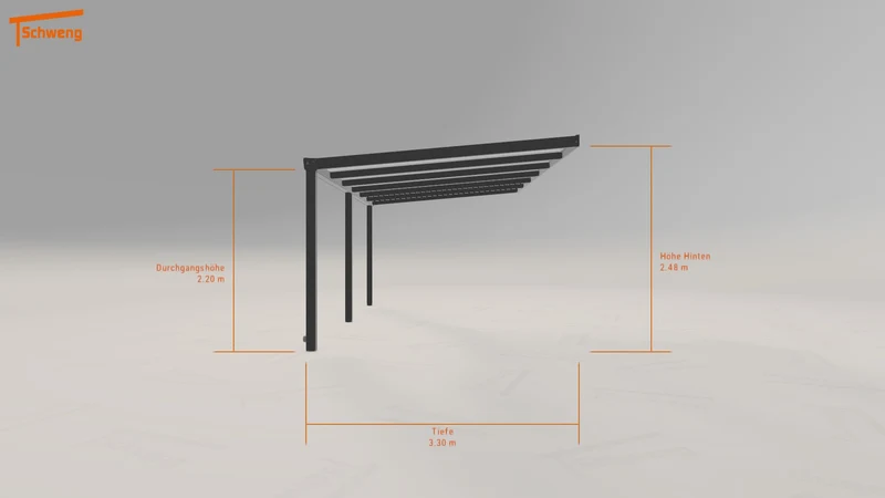 #AT Schweng Pultdachcarport S400 (ID n57g7j)