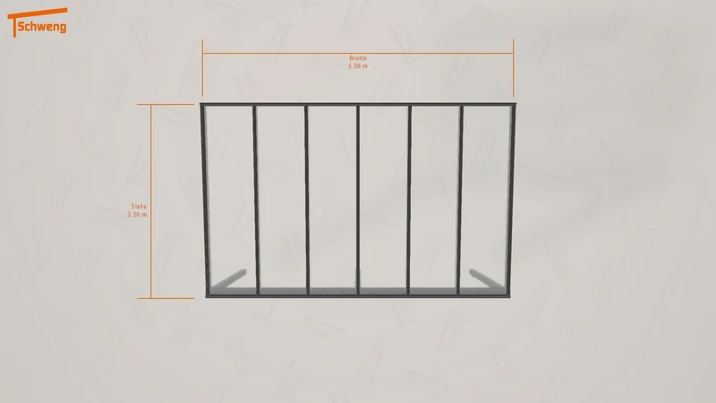 #AT Schweng Pultdachcarport S400 (ID n57g7j)