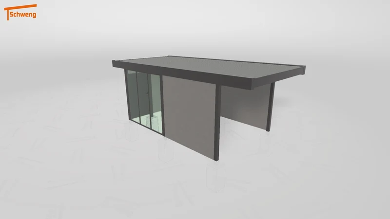 #DE Schweng Flachdachcarport C600+ (ID 33pkk3) #MTG