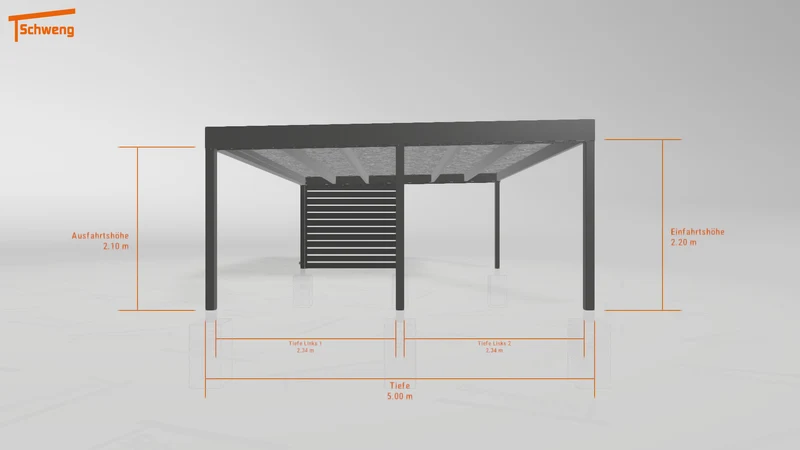 #DE Schweng Flachdachcarport C600+ (ID n54n7r) #MTG
