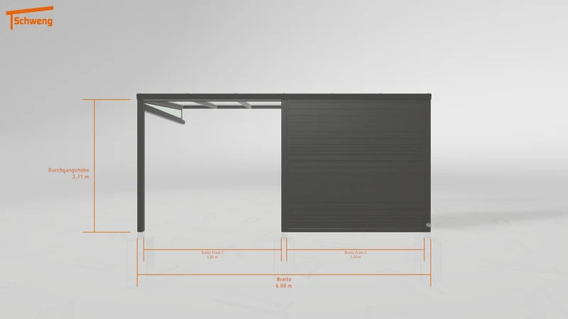 #CH Schweng Pultdachcarport S350 (ID g7pqjr) #MTG