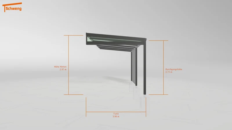 #CH Schweng Pultdachcarport S350 (ID g7pqjr) #MTG
