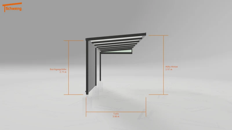 #CH Schweng Pultdachcarport S350 (ID g7pqjr) #MTG