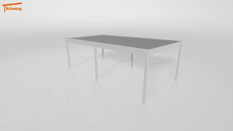 #DE Schweng Flachdachcarport C600 (ID mjrnzz)