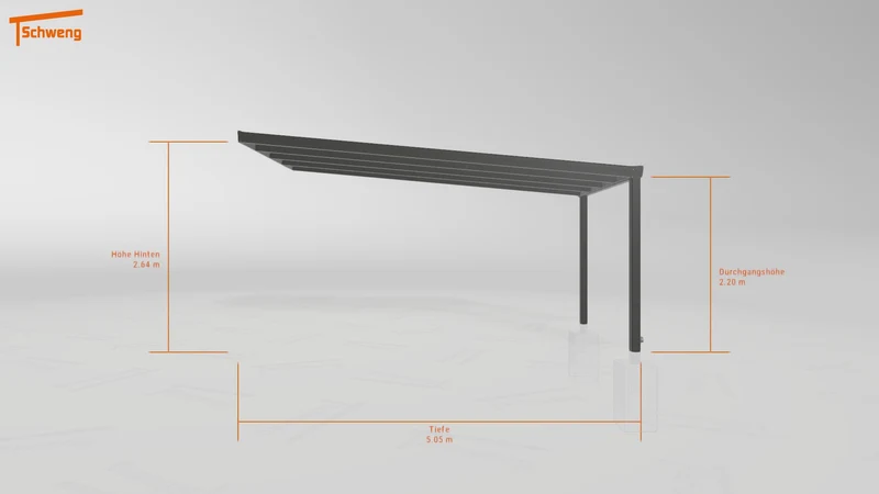 #DE Schweng Terrassenüberdachung S400 (ID jjrb5b)