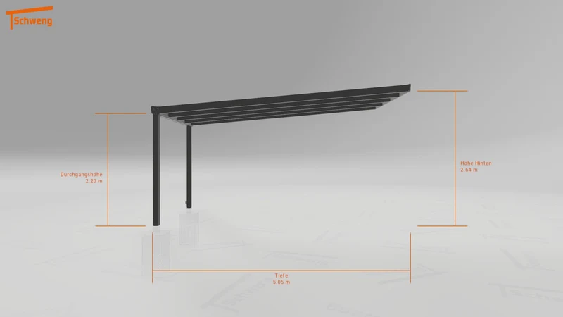 #DE Schweng Terrassenüberdachung S400 (ID jjrb5b)