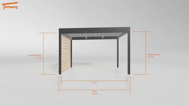 #DE Schweng Flachdachcarport C600 (ID 857dqx) #MTG