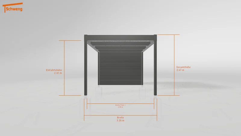 #DE Schweng Flachdachcarport C600 (ID 2qbj37) #MTG