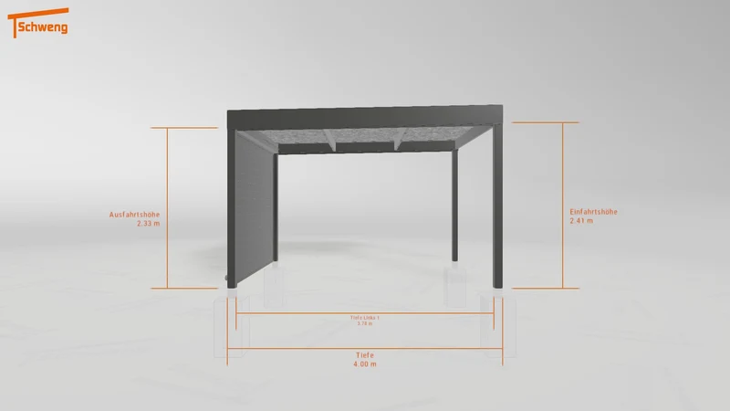 #DE Schweng Flachdachcarport C600 (ID 2qbj37) #MTG