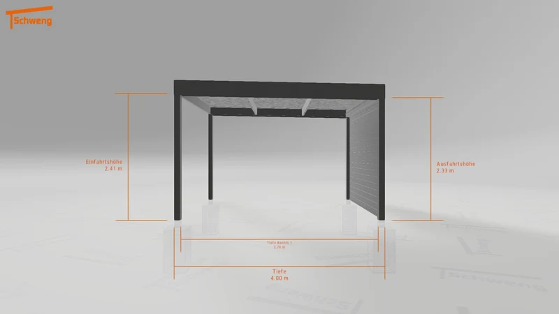 #DE Schweng Flachdachcarport C600 (ID 2qbj37) #MTG
