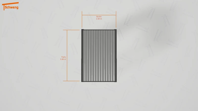 #DE Schweng Flachdachcarport C600 (ID dvz5rx) #MTG